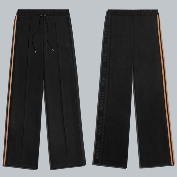 Adidas x Ivy Park Logo 3 Strip Pull-On Athleisure Suit Pants - Picture 2 of 12